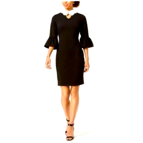 Ivanka Trump Dresses & Skirts - Ivanka Trump Bell Sleeve Collared Dress